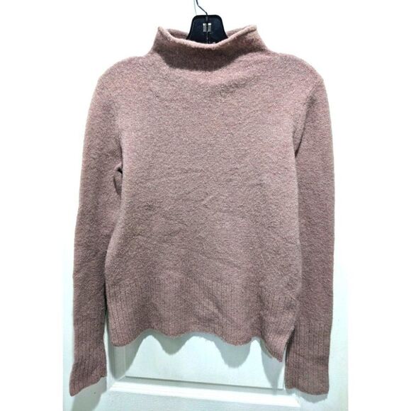 Madewell | Inland turtleneck sweater in mauve - Picture 2 of 10